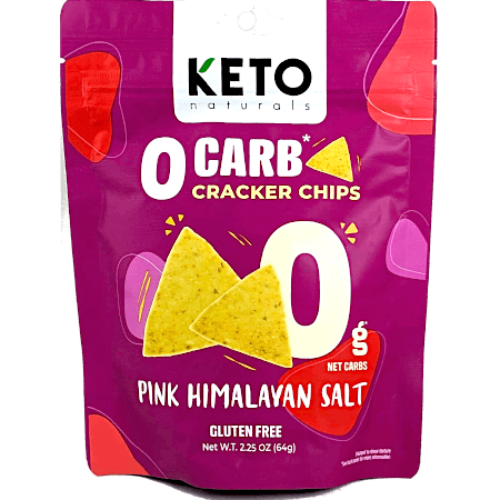 Zero Net Carb Cracker Chips - Pink Himalayan Salt